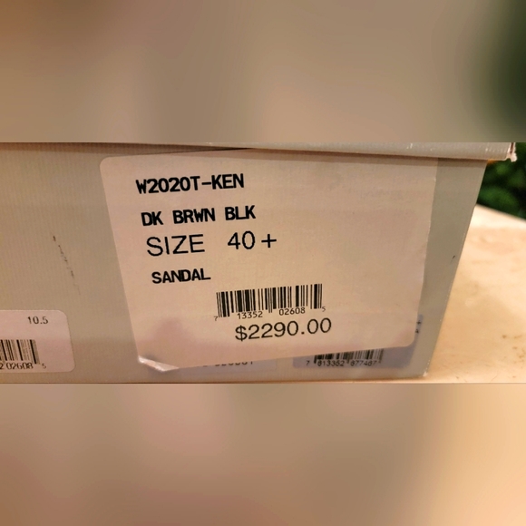 Tom Ford Unique Wedge Ken Sandals Sz 9.5 or 40 1/2- Beautiful Gold Detail - Picture 7 of 8